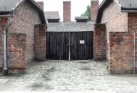 Auschwitz concentration camp door 0001